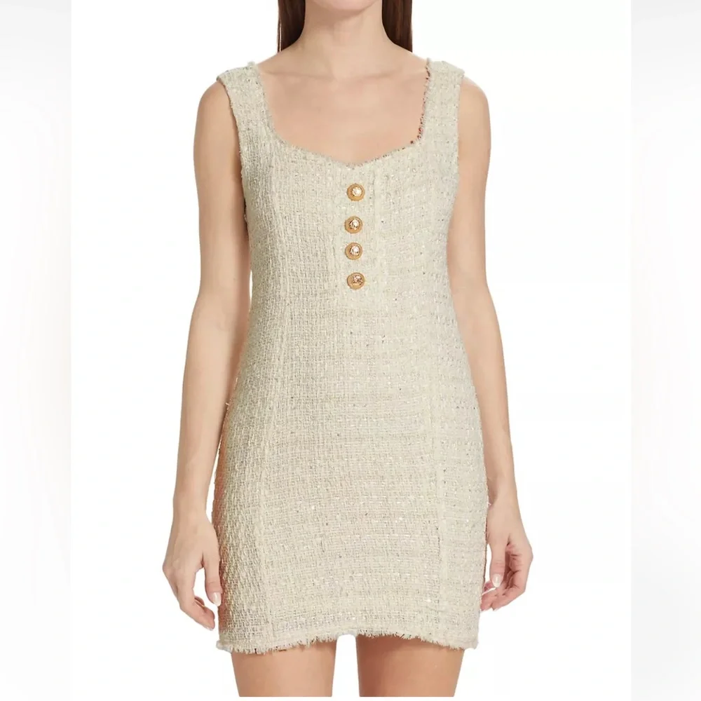 Generation Love Vanessa Tweed Minidress Size Small - Picture 2 of 7